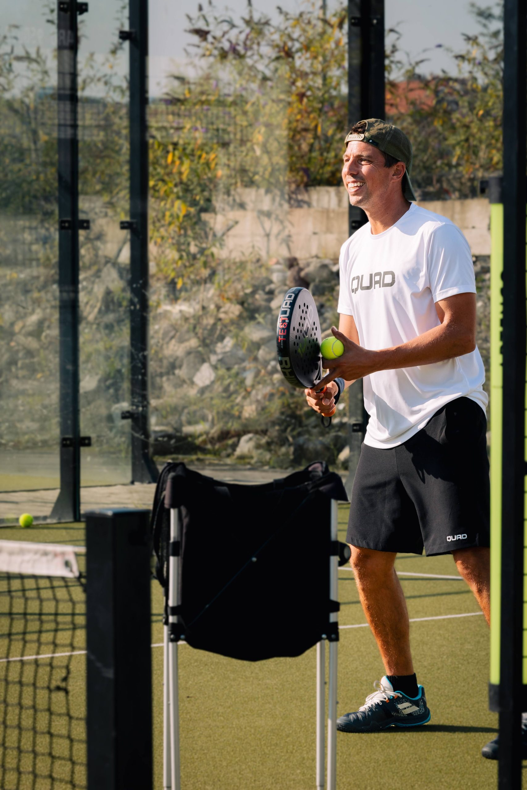 Amaury coach de padel à l'urban padel à anderlecht